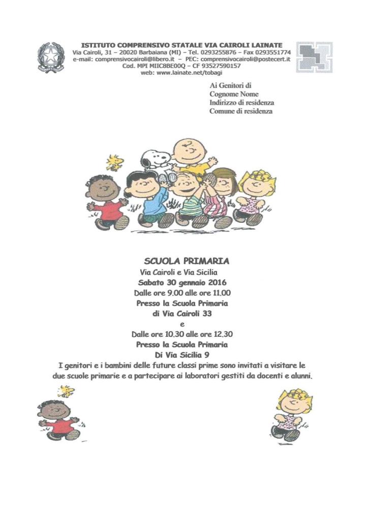 Scuola aperta primaria