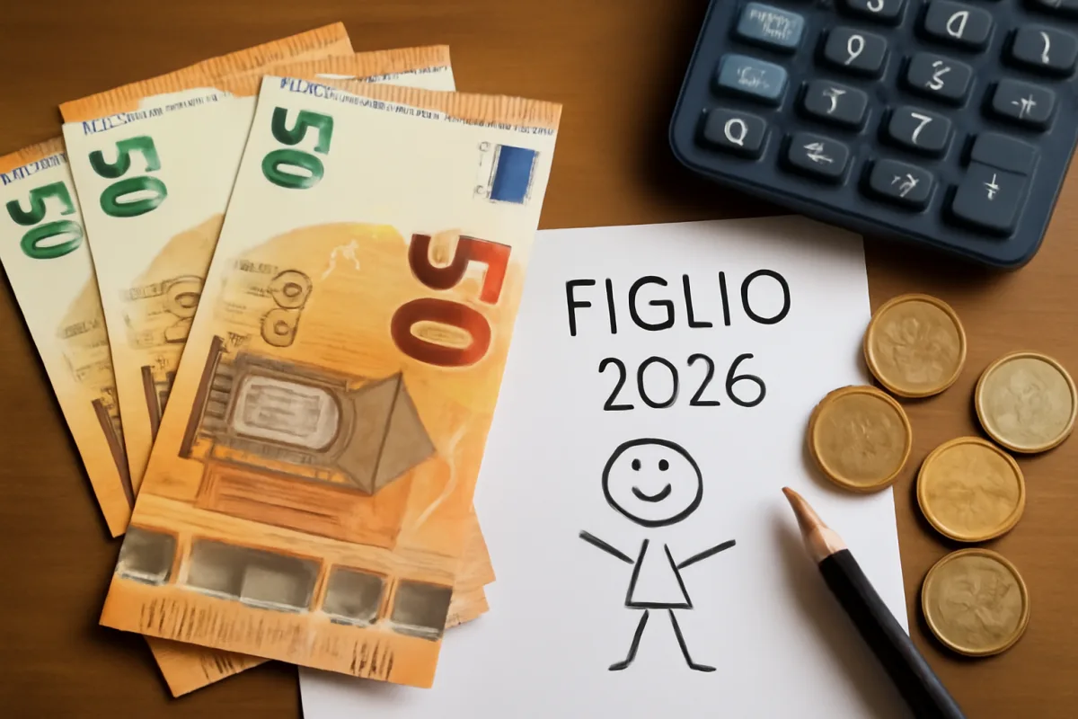 Importo assegno unico figli 2026 per figlio: ecco cosa incide sulla cifra finale