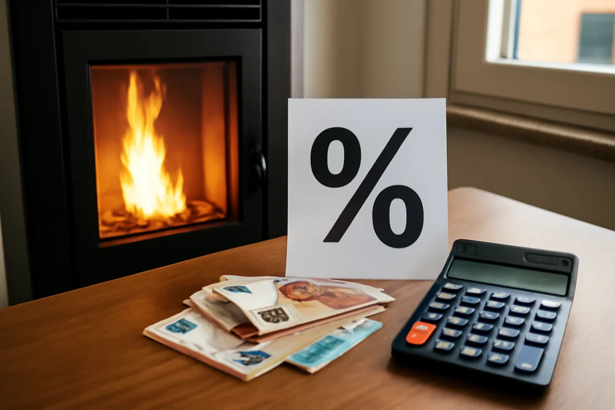 Percentuale detrazione stufe a pellet 2026: ecco come calcolare il risparmio