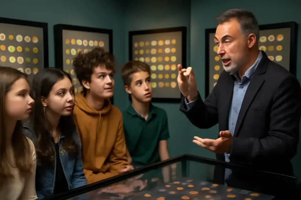 Visite guidate a esposizioni numismatiche: il trucco che aiuta a mantenere alta l’attenzione della classe