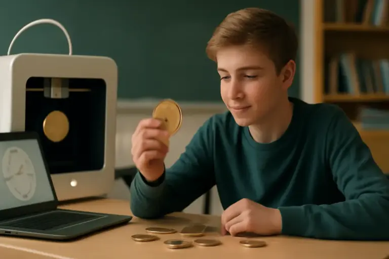 Stampa 3D e monete nella scuola: come utilizzare la tecnologia per rendere la numismatica più coinvolgente