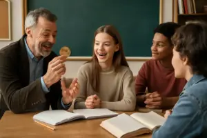 Cosa imparano davvero gli studenti ascoltando storie di monete? Le competenze narrative sviluppate senza sforzo